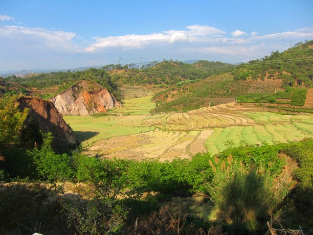 Beautiful views on the way into town