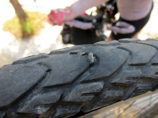 Glass in my tire