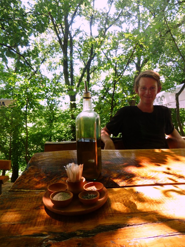 Chandler is ready to eat