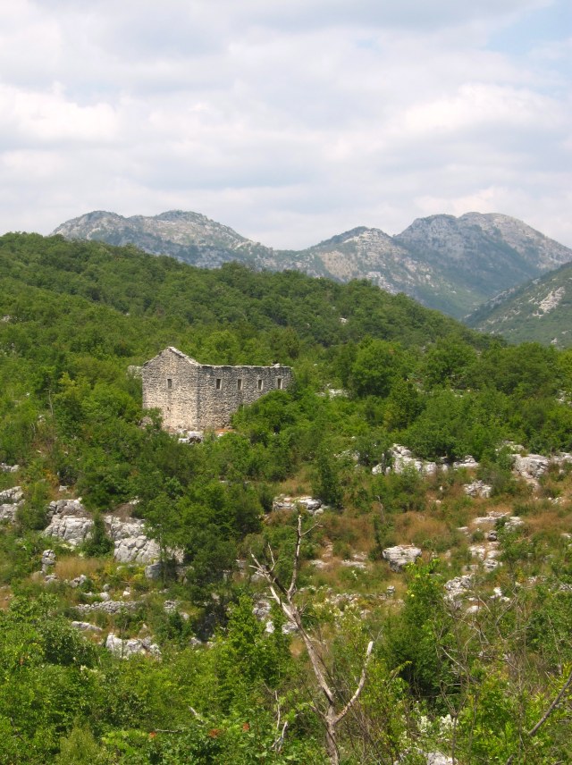Lonely, abandoned building