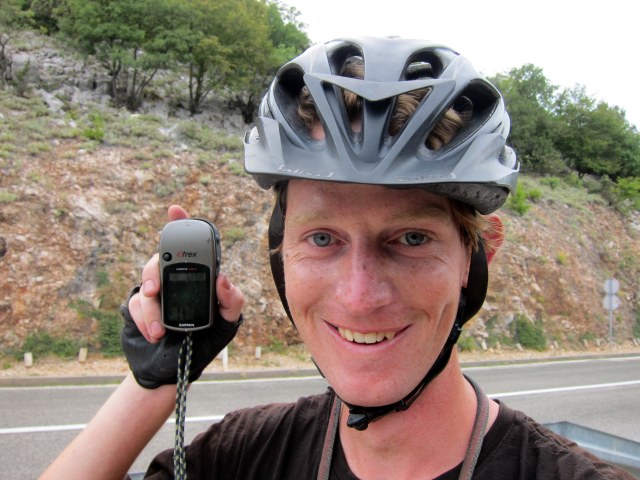 Chandler proves it on the GPS!