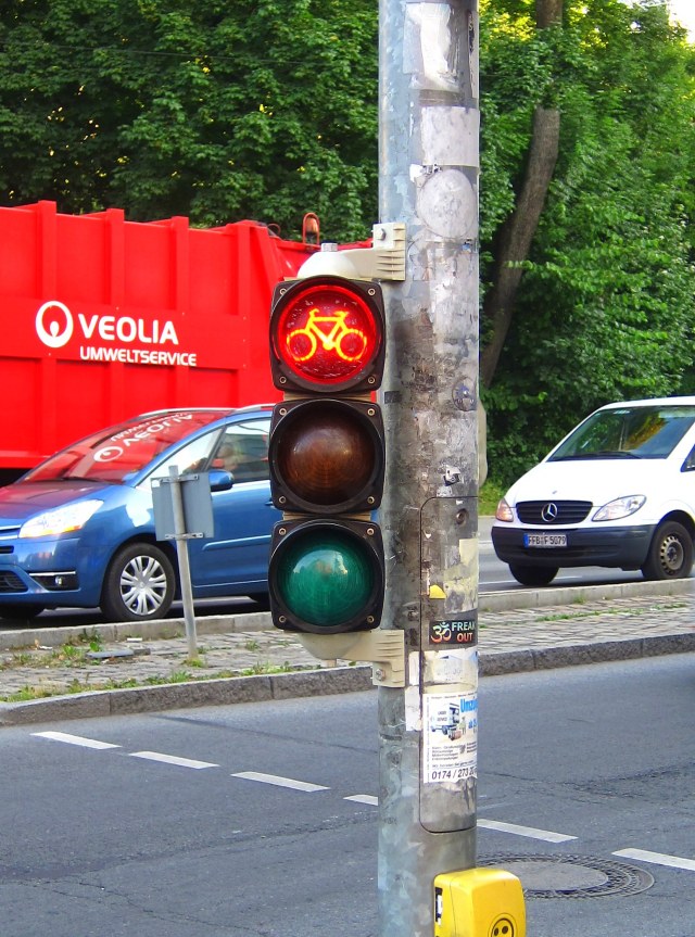 Traffic lights just for us