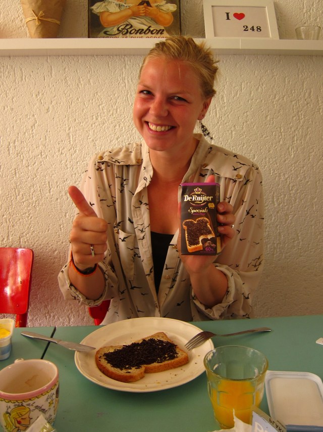 Leonie and a breakfast for champions