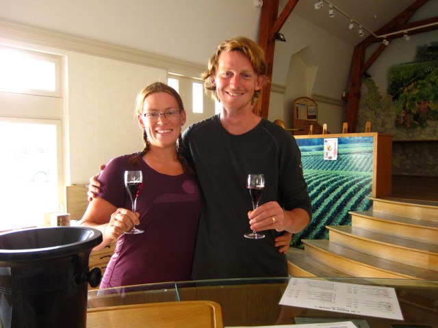 Enjoying the tasting