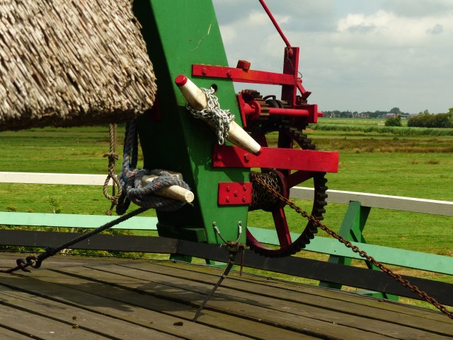 The device to move the cap of the windmill