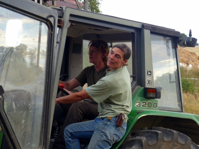 Tractor lesson with Alex