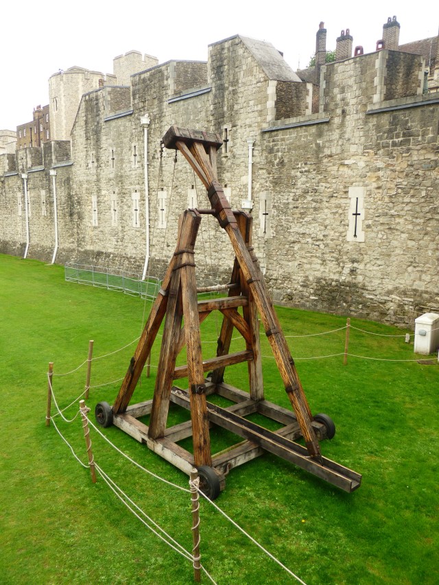Trebuchet outside the Tower of London